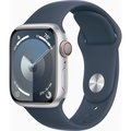 Obrázok pre výrobcu Apple Watch S9 Cell/41mm/Silver/Sport Band/Storm Blue/-M/L