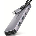 Obrázok pre výrobcu AXAGON HMC-5H60, USB 5Gbps hub, porty 2x USB-A, 1x USB-C, HDMI 4k/60, PD 100W, kabel USB-C 15cm