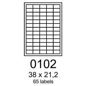 Obrázok pre výrobcu etikety RAYFILM 38x21,2 univerzálne biele eco R0ECO0102A (100 list./A4)
