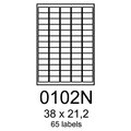 Obrázok pre výrobcu etikety RAYFILM 38x21,2 univerzálne biele R01000102NA (100 list./A4)