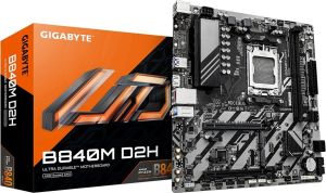 Obrázok pre výrobcu Gigabyte B840M D2H, AMD B840, AM5, 2xDDR5, mATX