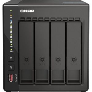 Obrázok pre výrobcu QNAP TS-453E-8G (4core 2,6GHz, 8GB RAM, 4x SATA, 2x M.2 NVMe slot, 2x HDMI 4K, 2x 2,5GbE, 4x USB)