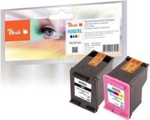 Obrázok pre výrobcu Peach kompatibilní cartridge Multi Pack HP No. 302XL, F6U68AE, F6U67AE, 1x15, 1x14 ml