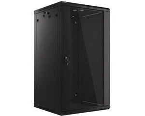 Obrázok pre výrobcu LANBERG 19" RACKOVÁ SKŘÍŇ PRO MONTÁŽ NA STĚNU 22U/600X600 (v rozloženém stavu) S PROSKLENÝMI DVEŘMI ČERNÁ V2