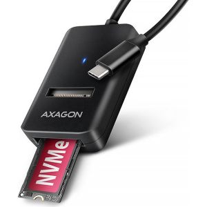 Obrázok pre výrobcu AXAGON ADM2-CM USB-C 10Gbps - M.2 NVMe & SATA SSD adaptér, kabel USB-C 10cm