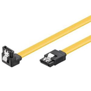 Obrázok pre výrobcu PremiumCord 0,2m SATA 3.0 datový kabel, 6GBs, kov.západka, 90°