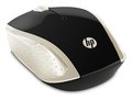 Obrázok pre výrobcu HP myš 200 Wireless Gold, 1000DPI, 2.4 [GHz], optická, 3tl., 1 koliesko, bezdrôtová, zlatá, 2 ks AAA, MacOS X 10.x,Google Chrome O