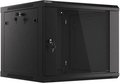 Obrázok pre výrobcu LANBERG RACK CABINET 19" WALL-MOUNT 9U/600X600 (FLAT PACK) V2 BLACK