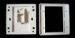 Obrázok pre výrobcu WALL plate SA s rámečkem pro 1keystone (80 x 80)