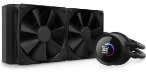 Obrázok pre výrobcu NZXT AIO liquid cooler CPU Kraken 240 / 2x120mm fan / 4-pin PWM / LCD display / black