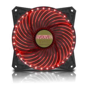 Obrázok pre výrobcu EVOLVEO ventilátor 120mm, LED 33 bodů, červený