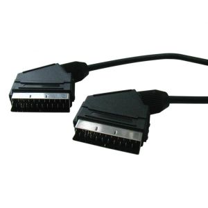 Obrázok pre výrobcu Kabel Scart M- Scart M, SCART, 2m, čierny
