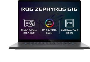 Obrázok pre výrobcu ASUS ROG ZEPHYRUS G16 GA605WI-NEBULA022W, AI 9 - HX 370, 16.0" 2560x1600 WQXGA, RTX 4070/8GB, 32GB, SSD 2TB, W11H