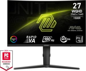 Obrázok pre výrobcu MSI MAG 275CQRF QD E2 27" /VA/QHD/ 180Hz/0,5ms/Black/3R