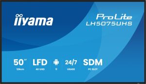 Obrázok pre výrobcu 50" iiyama LH5075UHS-B2AG:VA,4K UHD,Android,24/7
