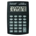 Obrázok pre výrobcu Kalkulačka Rebell, RE-HC208 BX, čierna, vrecková, osemmiestna