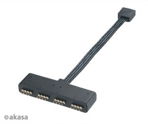 Obrázok pre výrobcu AKASA - RGB LED splitter, 4-pin