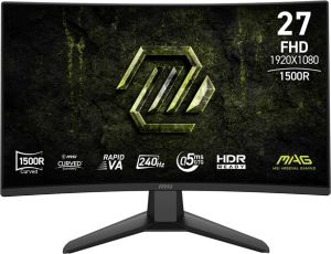 Obrázok pre výrobcu MSI MAG 274CF X24 27" VA/FHD/ 240Hz/0,5ms/Černá/3R