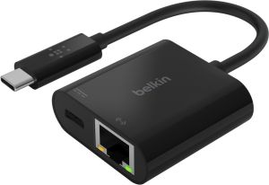 Obrázok pre výrobcu Belkin USB-C adaptér s Gigabit Ethernetem RJ45 + 60W napájení, černá