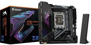 Obrázok pre výrobcu GIGABYTE MB Sc LGA1851 Z890I AORUS ULTRA, Intel Z890, 4xDDR5, 1xDP, 1xHDMI, 1xThunderbolt, WiFi, mITX