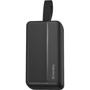 Obrázok pre výrobcu COLORWAY powerbanka/ 30000mAh/ 2x USB QC3.0/ USB-C Power Delivery 22,5W/ Micro-USB/ Černá