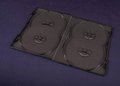 Obrázok pre výrobcu Esperanza Plastové krabičky na 4 DVD 14mm | 100 ks, čierne