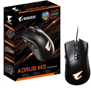 Obrázok pre výrobcu GIGABYTE Myš Mouse AORUS M3, USB, Optical, up to 6400 DPI