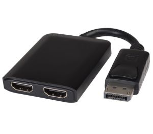 Obrázok pre výrobcu PremiumCord adaptér DisplayPort - 2x HDMI, rozšíření + zrcadlení obrazu, 4K*2K@30Hz