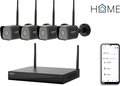 Obrázok pre výrobcu iGET HOME NVR N4C4 - CCTV bezdrátový Wi-Fi set FullHD 1080p, 4CH NVR + 4x kamera 1080p se zvukem