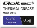 Obrázok pre výrobcu Qoltec teplovodivá pasta 3.17 W/m-K | 0,5g | silver