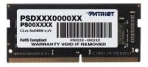 Obrázok pre výrobcu PATRIOT Signature 16GB DDR4 3200MHz / SO-DIMM / CL22 / 1,2V