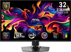 Obrázok pre výrobcu MSI MAG 322UP E16 31,5"/QD-OLED/4K UHD/ 165Hz/0,03ms/Černá/3R
