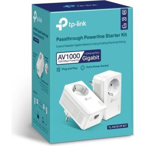 Obrázok pre výrobcu TP-Link TL-PA7017PKIT AV1000 Gb průchozí Powerline sada