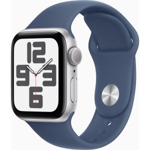 Obrázok pre výrobcu Apple Watch SE GPS 40mm Silver Aluminium Case with Denim Sport Band - M/L