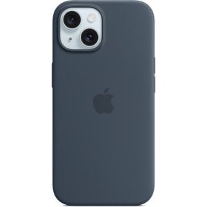 Obrázok pre výrobcu iPhone 15 Silicone Case with MS - Storm Blue