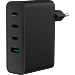 Obrázok pre výrobcu Univerzální USB nabíječka Natec GaN 100W, 3X USB-C, 1X USB-A, Černá