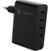 Obrázok pre výrobcu Univerzální USB nabíječka Natec GaN 100W, 3X USB-C, 1X USB-A, Černá