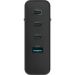 Obrázok pre výrobcu Univerzální USB nabíječka Natec GaN 100W, 3X USB-C, 1X USB-A, Černá