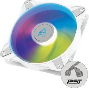 Obrázok pre výrobcu ARCTIC P12 PWM PST A-RGB (White) 0dB – 120mm Pressure optimized case fan