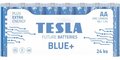 Obrázok pre výrobcu TESLA BLUE+ Zinc Carbon baterie AA (R06, tužková, fólie) 24 ks