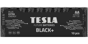Obrázok pre výrobcu TESLA BLACK+ alkalická baterie AA (LR06, tužková, fólie) 10 ks