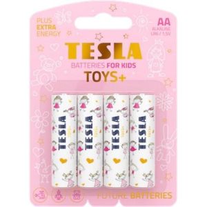Obrázok pre výrobcu TESLA TOYS+ GIRL alkalická baterie AA (LR06, tužková, blister) 4 ks