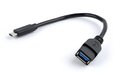 Obrázok pre výrobcu Gembird adaptér OTG USB-C (M) na USB A 3.0/2.0 (F), 0.2m kábel, čierny