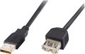 Obrázok pre výrobcu PremiumCord USB 2.0 kabel prodlužovací, A-A, 5m, č