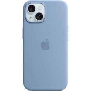 Obrázok pre výrobcu iPhone 15+ Silicone Case with MS - Winter Blue