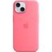 Obrázok pre výrobcu iPhone 15+ Silicone Case with MS - Pink