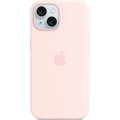 Obrázok pre výrobcu iPhone 15+ Silicone Case with MS - Light Pink