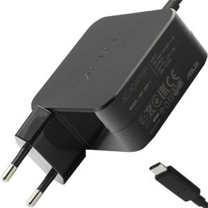 Obrázok pre výrobcu ASUS AC NAPÁJACÍ ADAPTÉR 65W 19V 2pin typ- C pre UX3490UA, UX490UAs EU plug, čierny