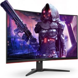 Obrázok pre výrobcu AOC CQ32G2SE/BK 31.5"W VA LED 2560x1440 80 000 000:1 1ms 250cd DP HDMI 165Hz