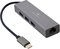 Obrázok pre výrobcu Gembird adaptér USB-C (M) na Gigabit LAN (F) + 3x USB 3.1 hub